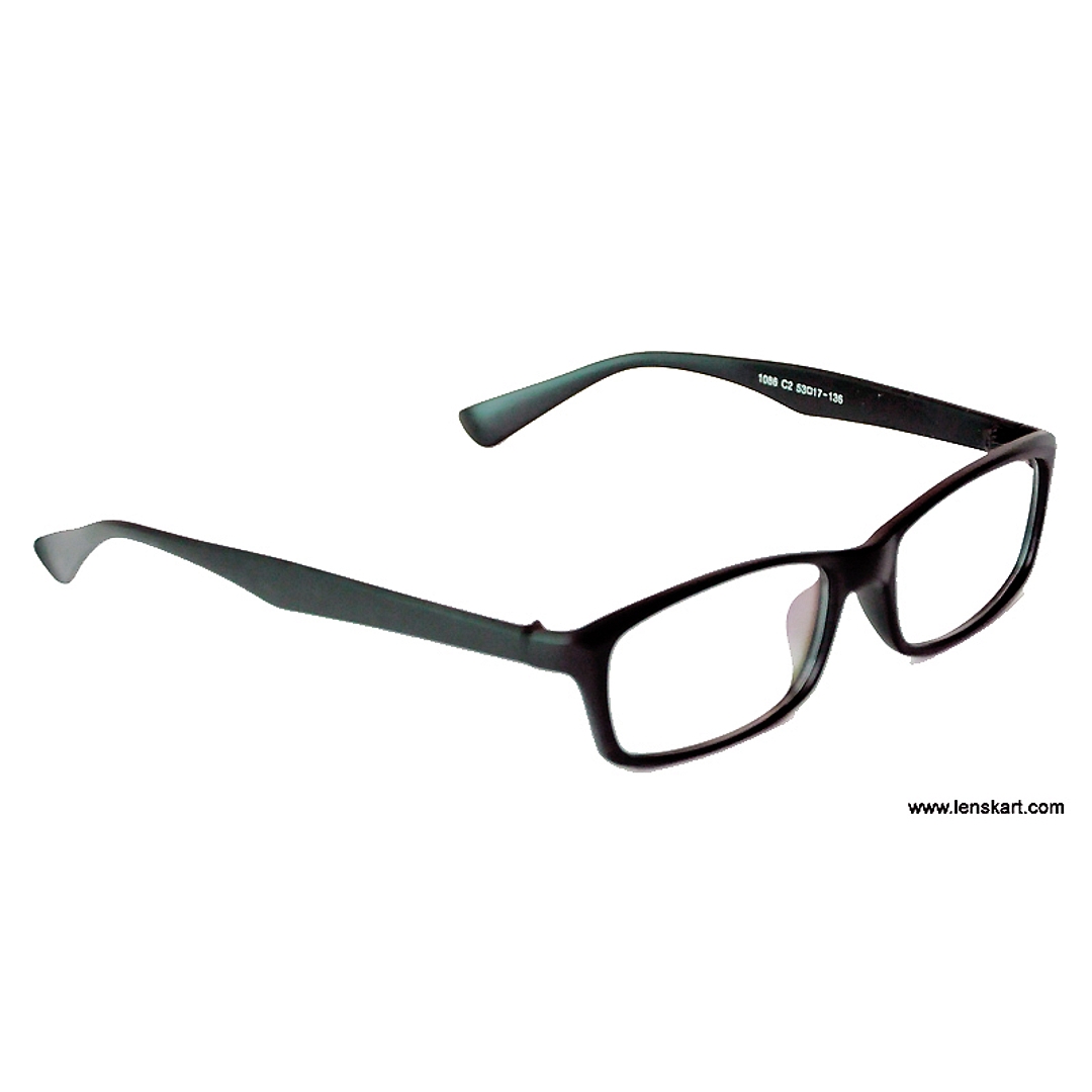 Jialedi   Black Full Rim Rectangle left side