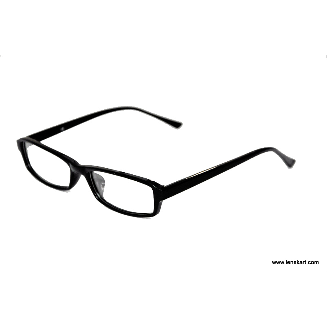 Lenskart Black Full Rim Rectangle left side