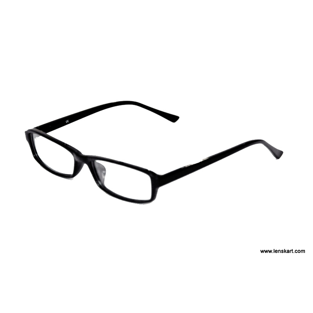 Lenskart Black Full Rim Rectangle left side