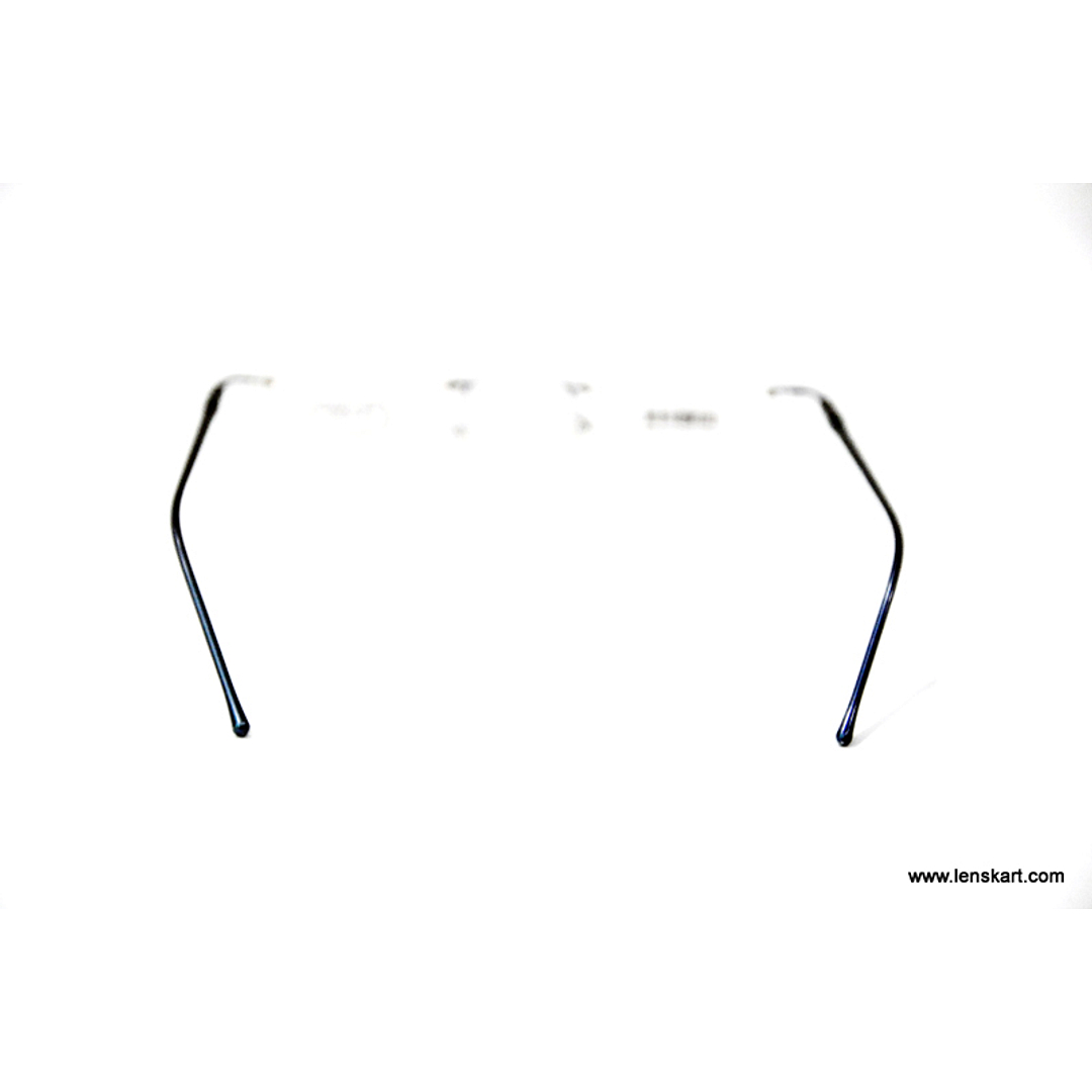 BRANDED Light Gray Rimless Rectangle left side