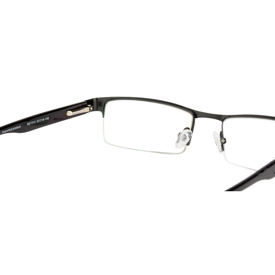 Vincent Chase Online Black Half Rim Rectangle left side