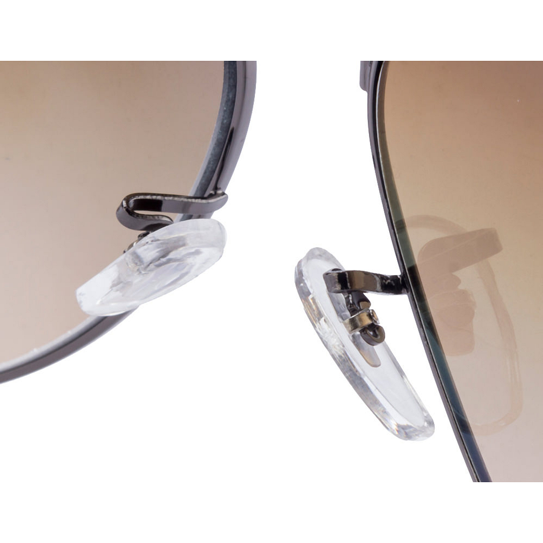 BRANDED Mid Gunmetal Full Rim Aviator right side
