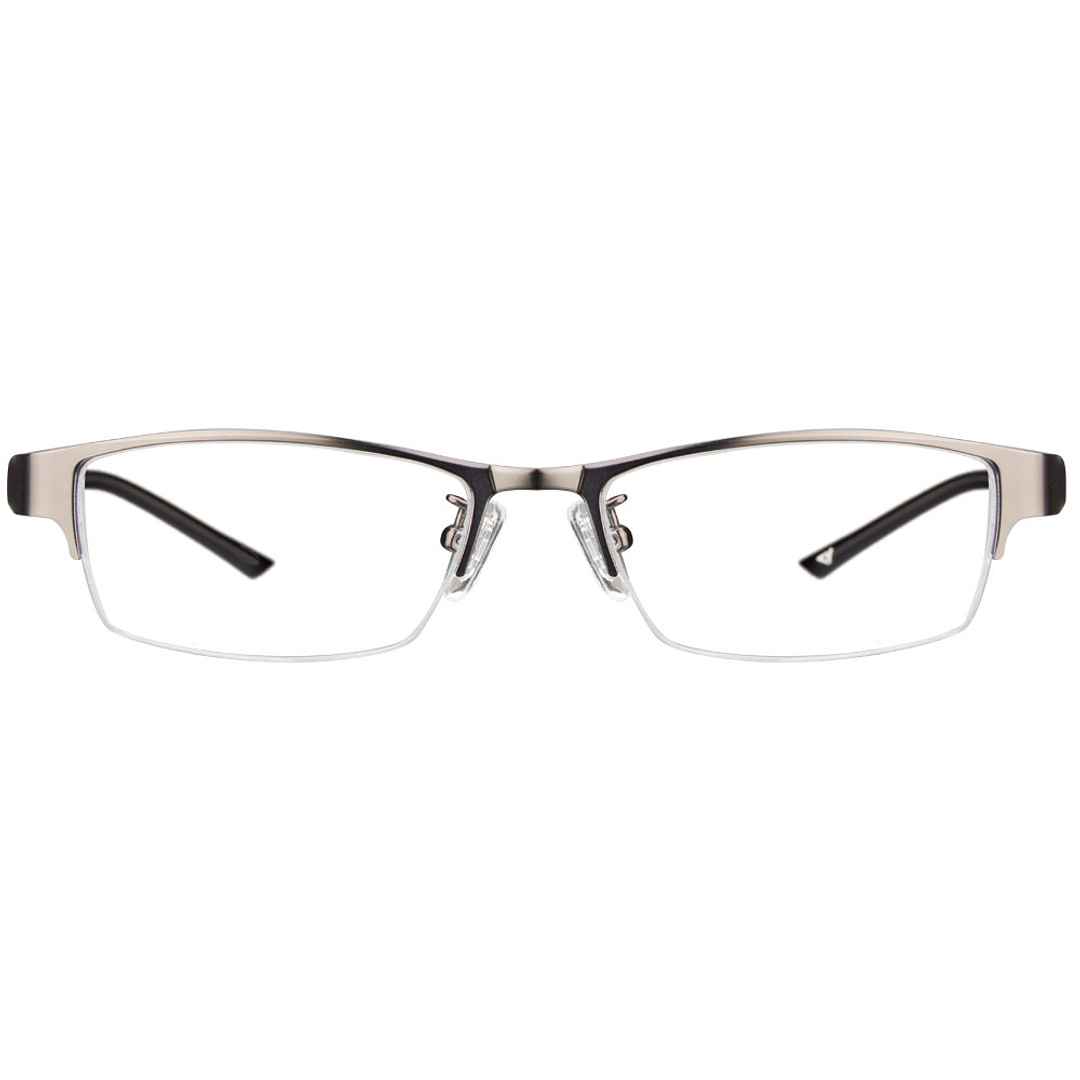 Buy Lenskart TOI Special: Gunmetal Half Rim Rectangle Lenskart TOI