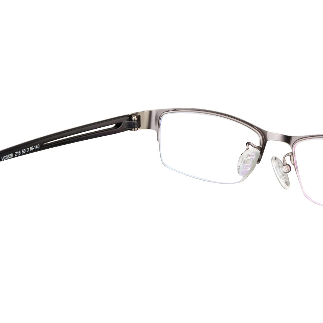 Buy Lenskart TOI Special: Gunmetal Half Rim Rectangle Lenskart TOI