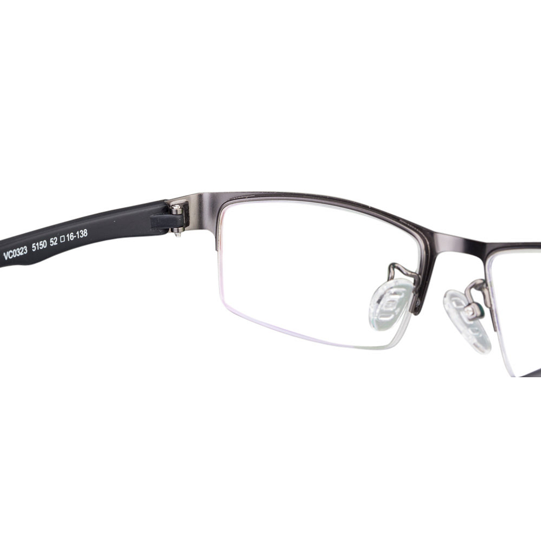 Lenskart Air Online Black Half Rim Rectangle right side