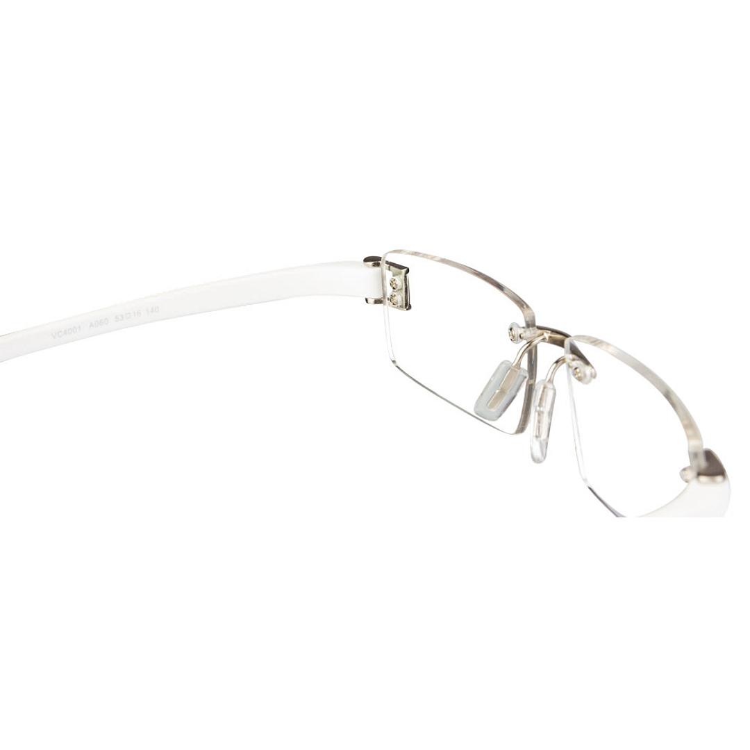 Lenskart Air Online Silver Rimless Rectangle right side