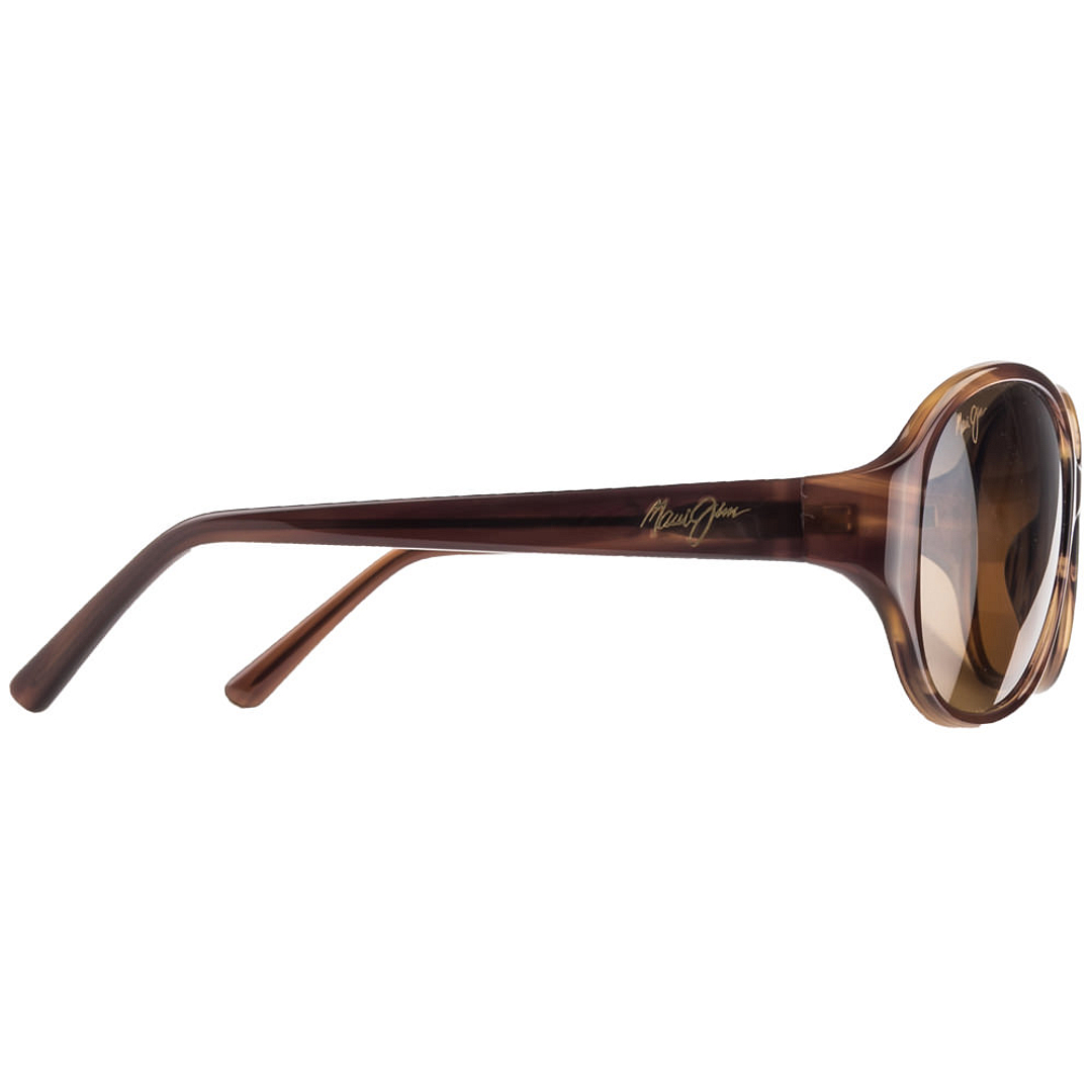 BRANDED Dark Brown Full Rim Oval left side