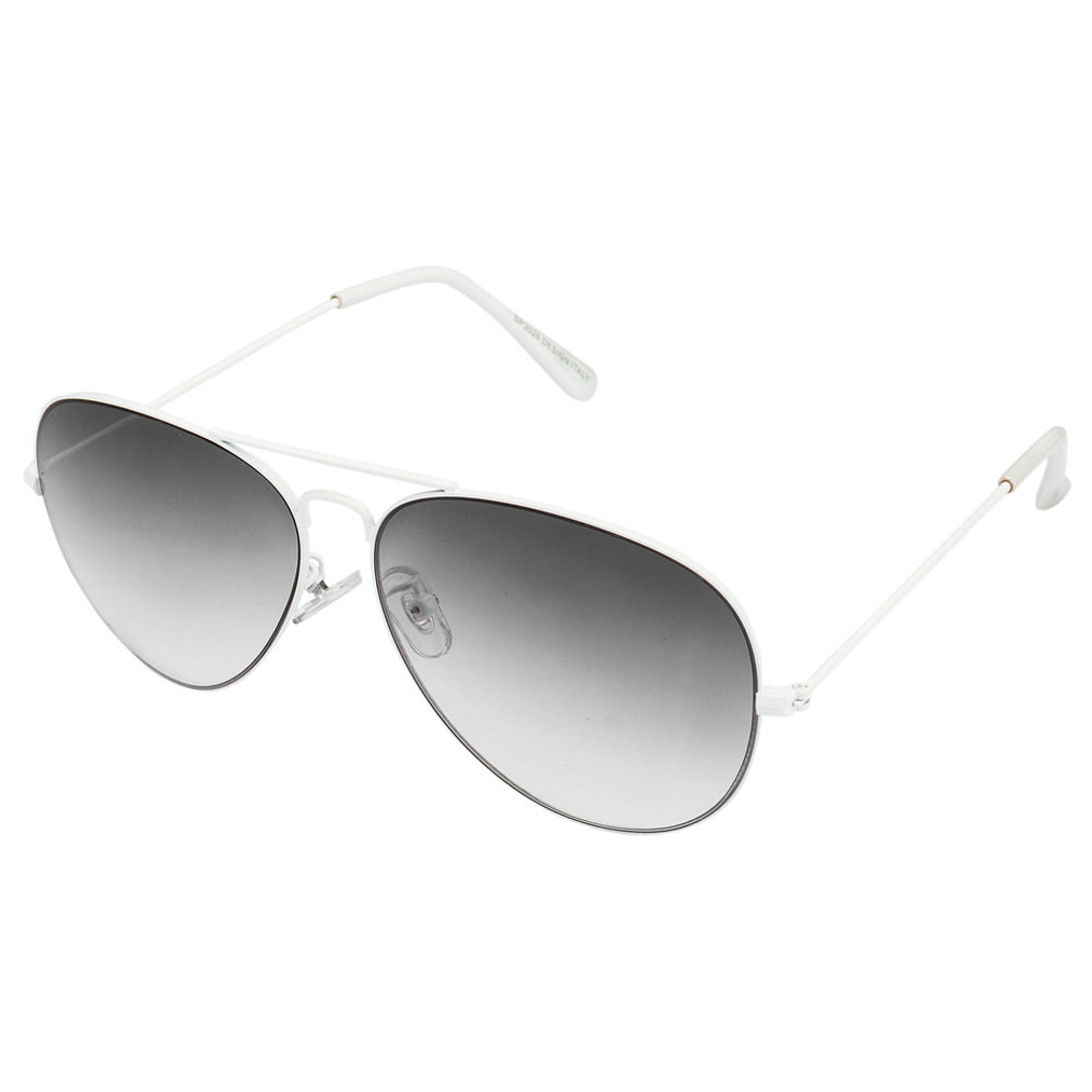 Vincent Chase Online White Full Rim Aviator right side