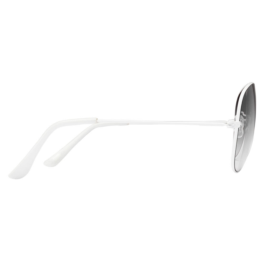 Vincent Chase Online White Full Rim Aviator right side