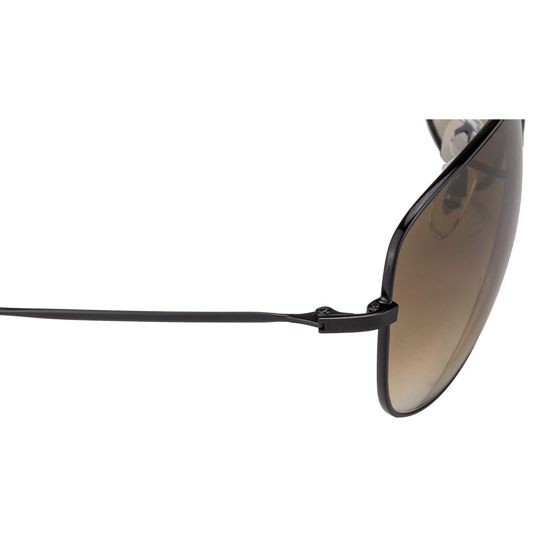 BRANDED Black Full Rim Aviator right side