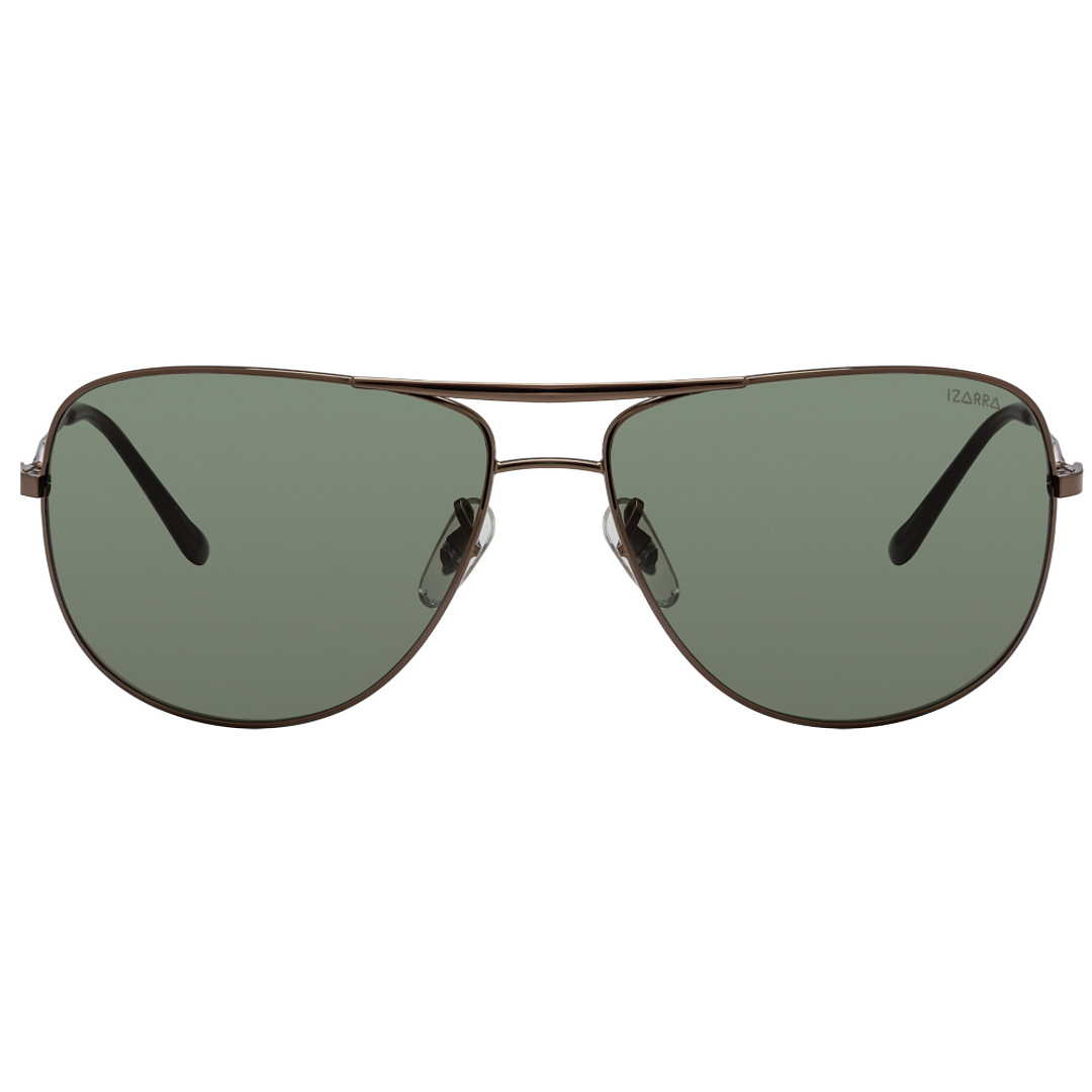 BRANDED Mid Gunmetal Full Rim Aviator left side