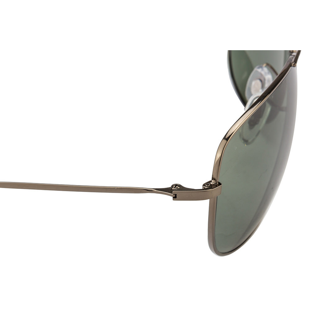 BRANDED Mid Gunmetal Full Rim Aviator left side