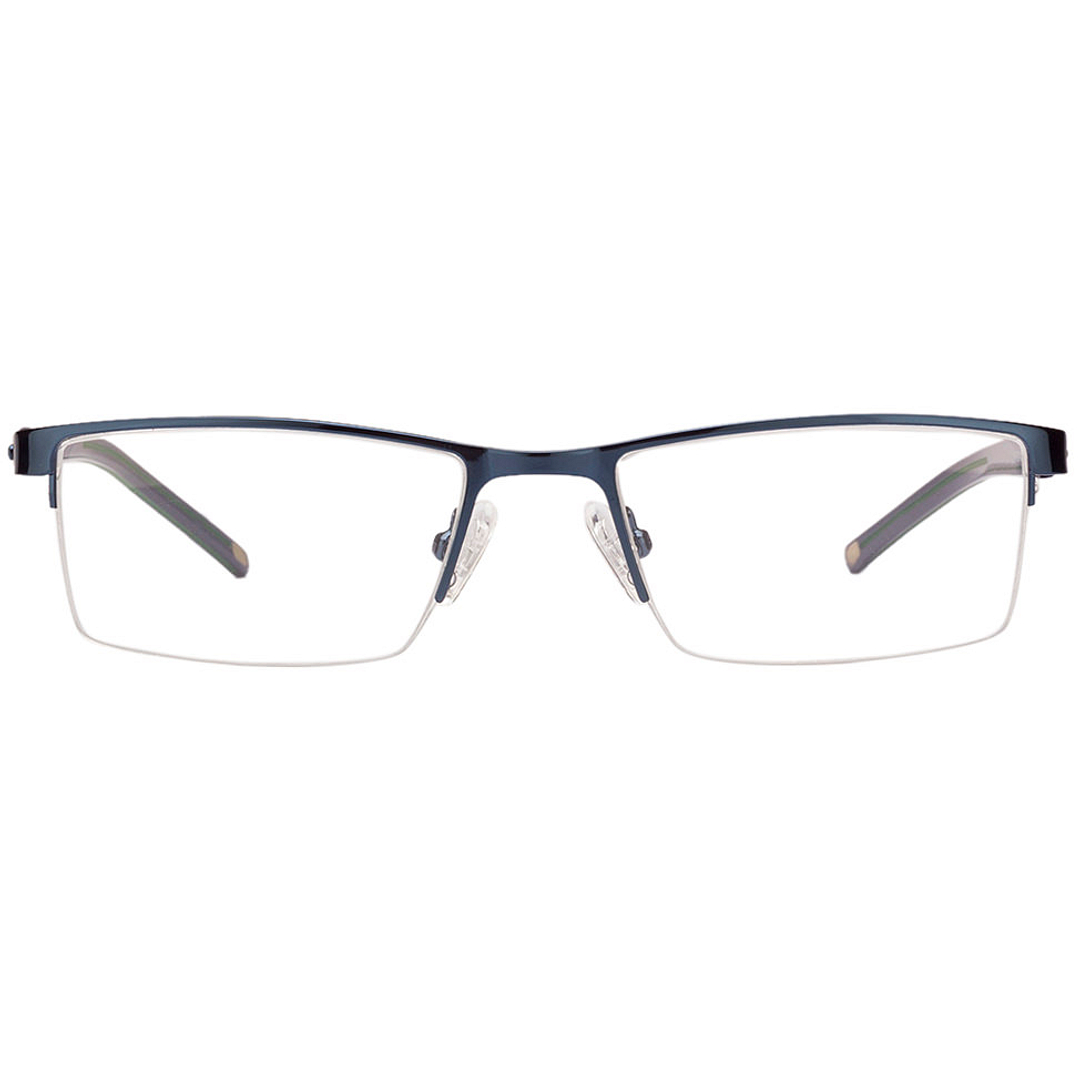 Vincent Chase Online Sky Blue Half Rim Rectangle left side