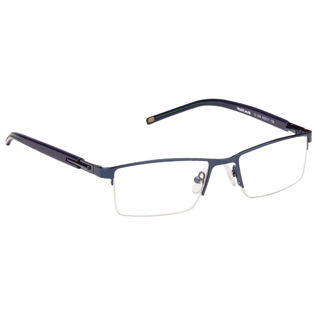 Vincent Chase Online Sky Blue Half Rim Rectangle left side