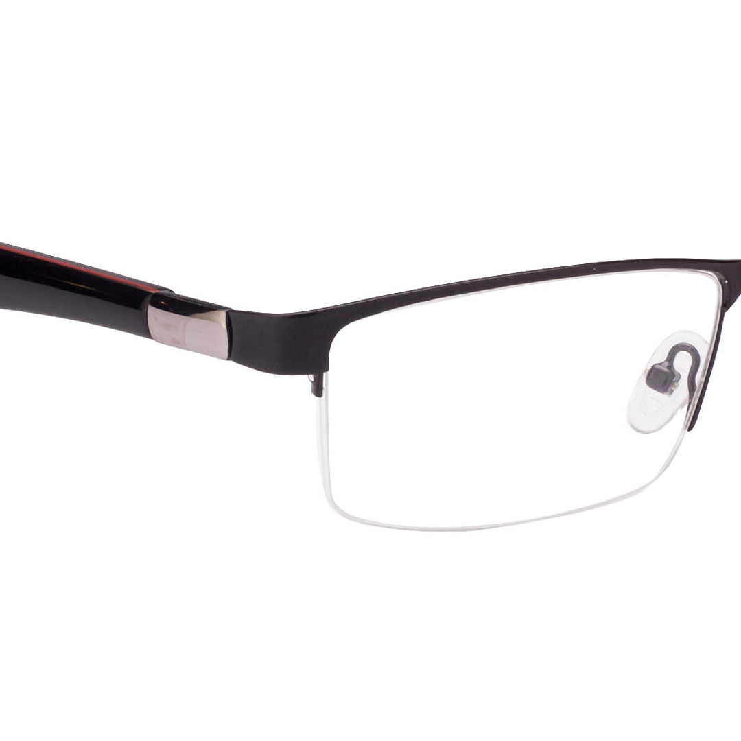 Vincent Chase Online Black Half Rim Rectangle left side
