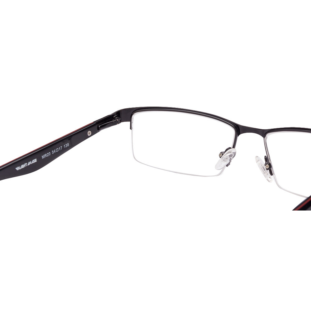 Vincent Chase Online Black Half Rim Rectangle right side