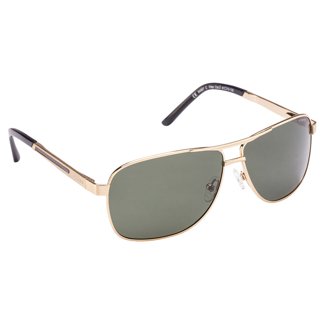 Polaroid Gold Full Rim Rectangle right side