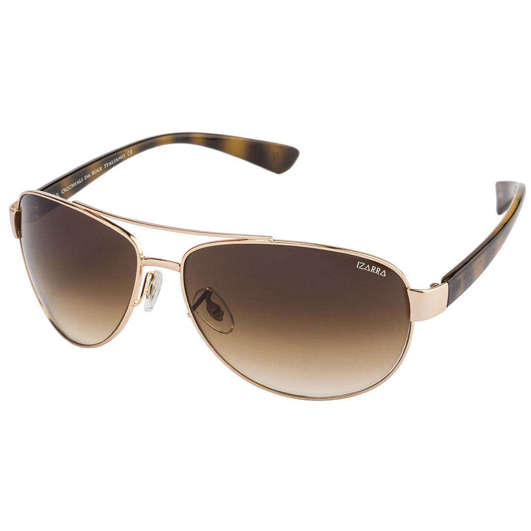 BRANDED Gold Full Rim Aviator right side