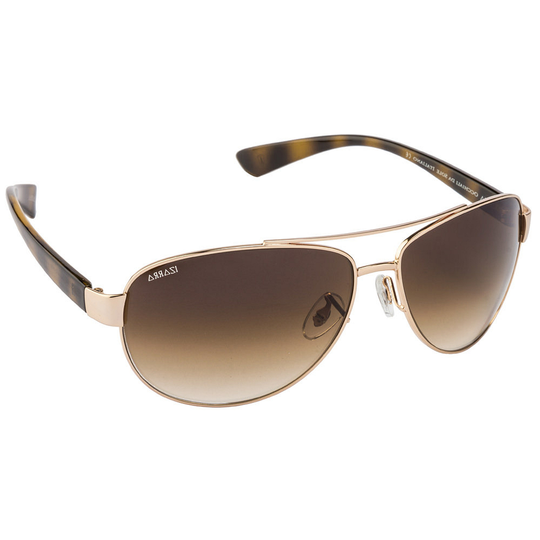 BRANDED Gold Full Rim Aviator right side