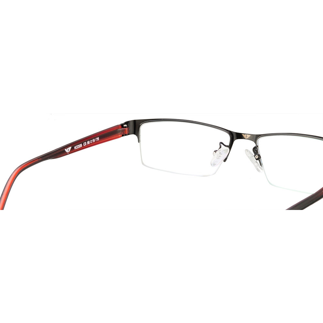 Lenskart Lenskart TOI Special: Black Pink Half Rim Rectangle Lenskart TOI Special OTHERS VC 2326- right side