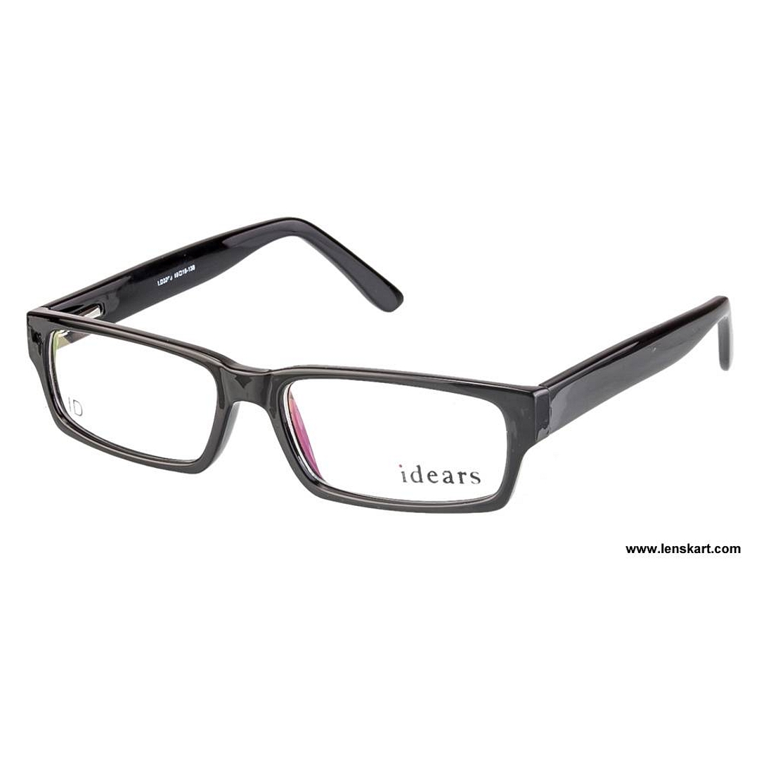 BRANDED Black Full Rim Rectangle right side