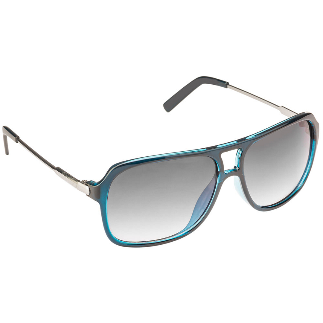 John Jacobs Computer Glasses Sky Blue Full Rim Square right side