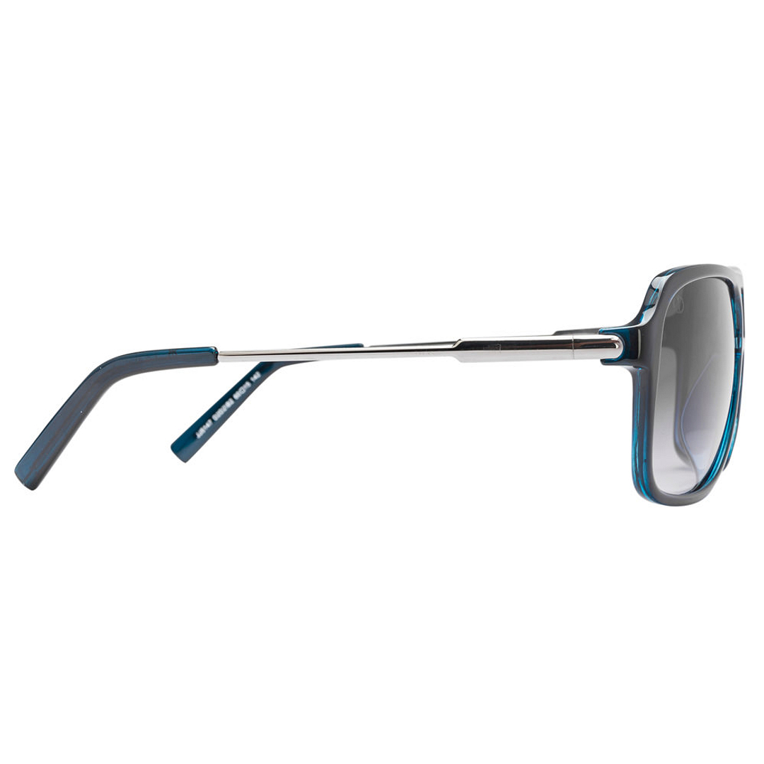 John Jacobs Computer Glasses Sky Blue Full Rim Square left side