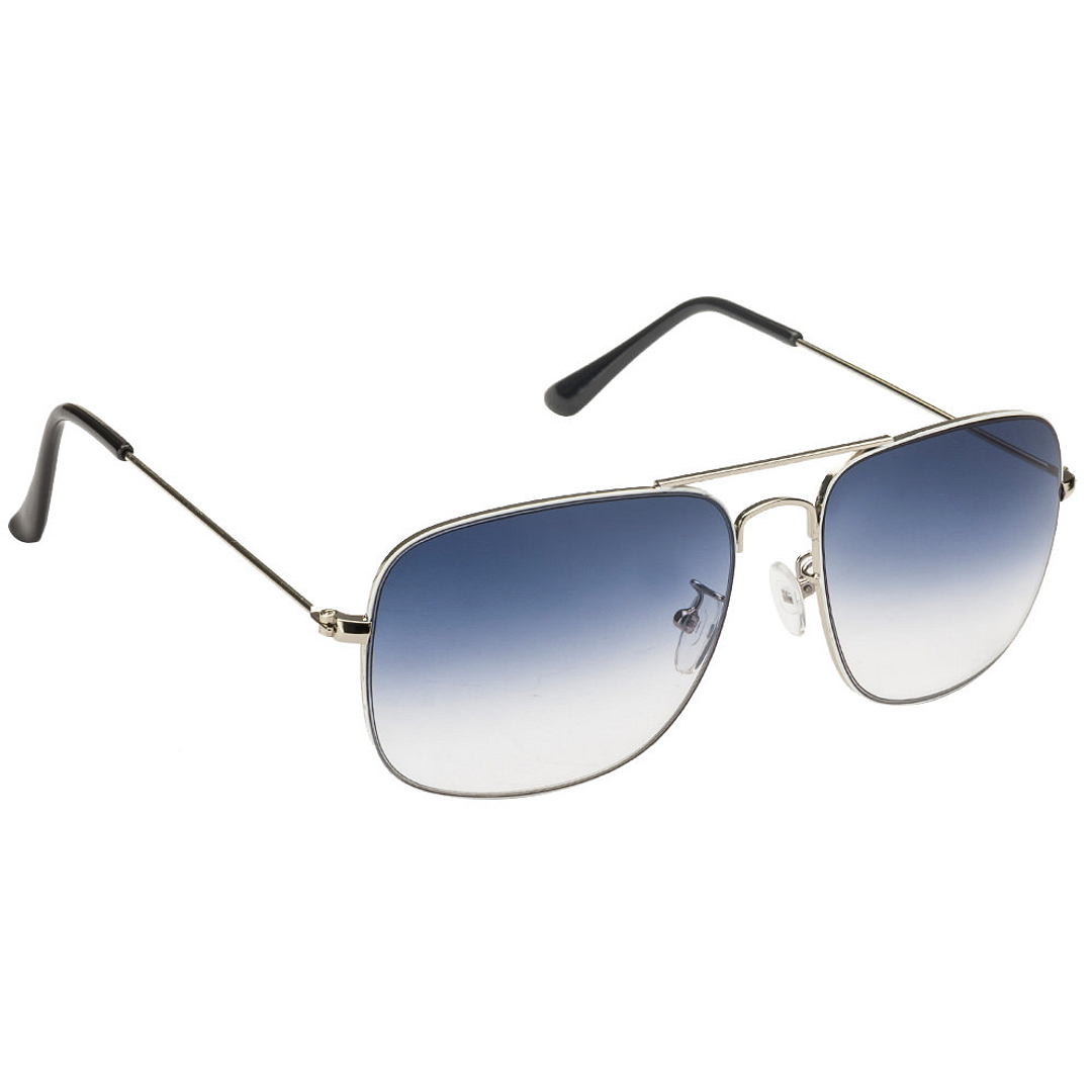 BRANDED Silver Full Rim Rectangle left side