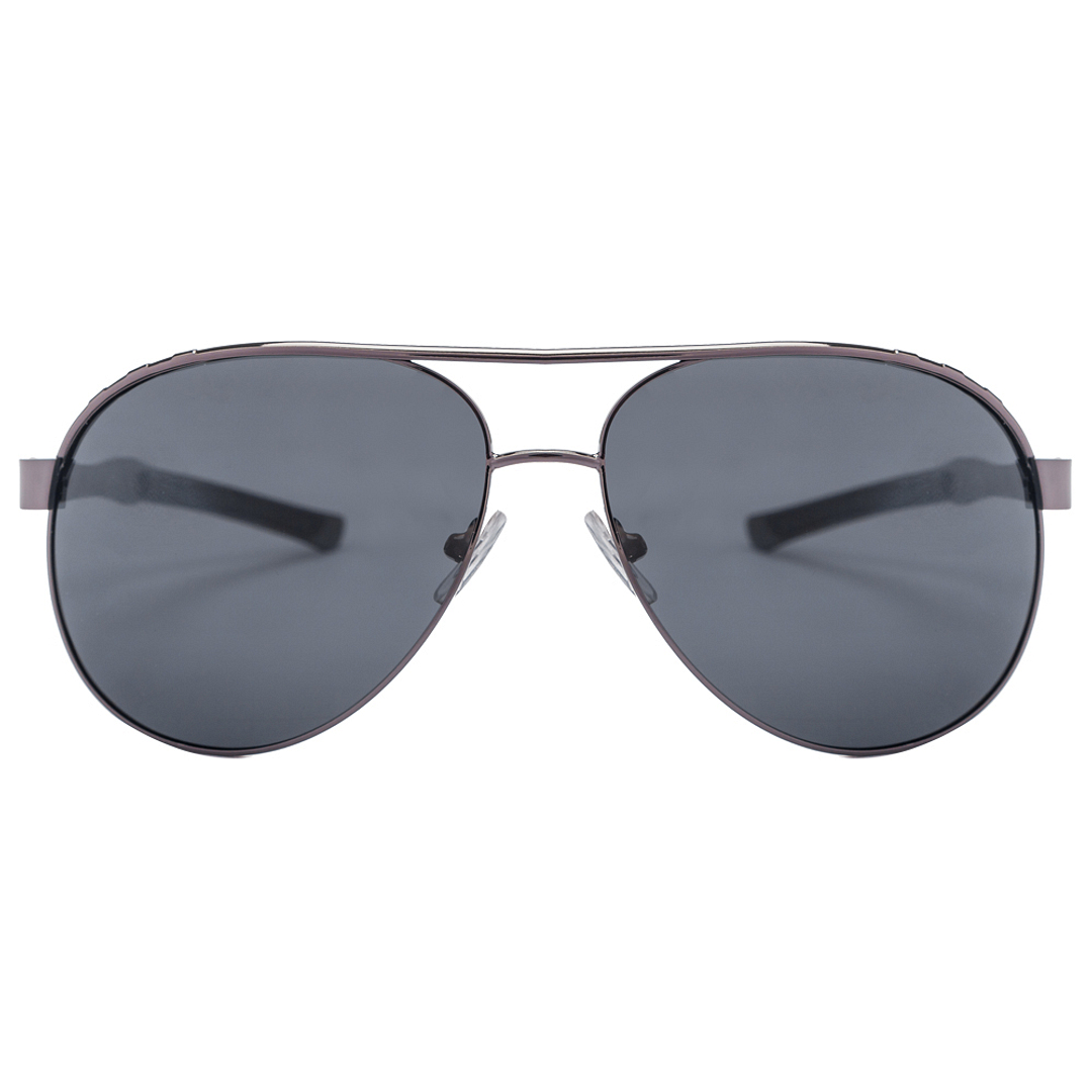 Vincent Chase Online Gunmetal Full Rim Aviator left side