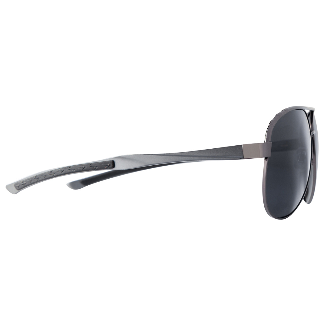 Vincent Chase Online Gunmetal Full Rim Aviator left side