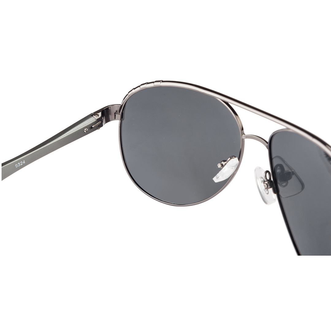 Vincent Chase Online Gunmetal Full Rim Aviator left side