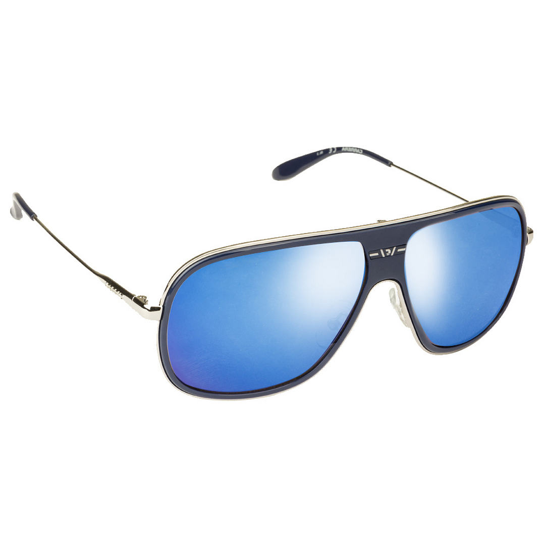 BRANDED Silver Full Rim Aviator left side
