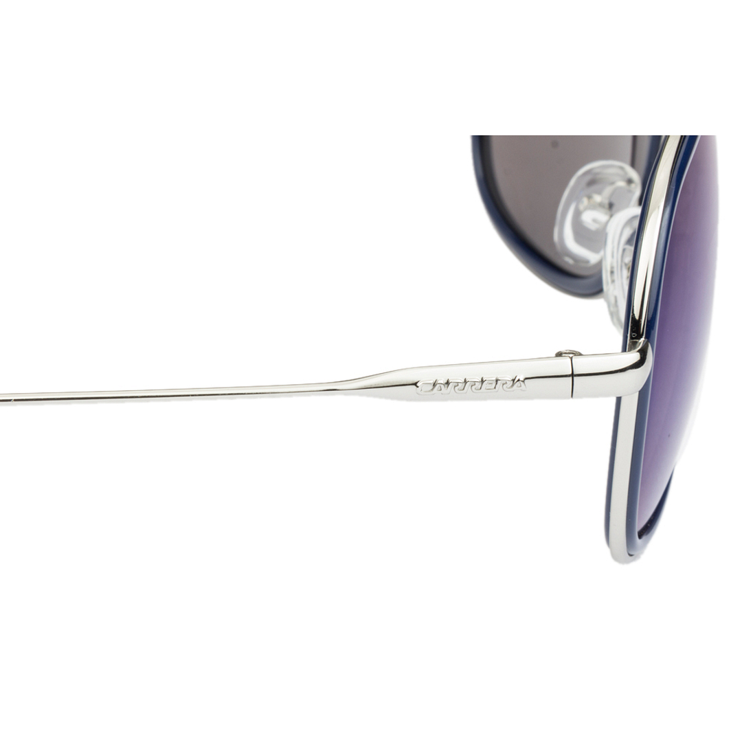 BRANDED Silver Full Rim Aviator left side