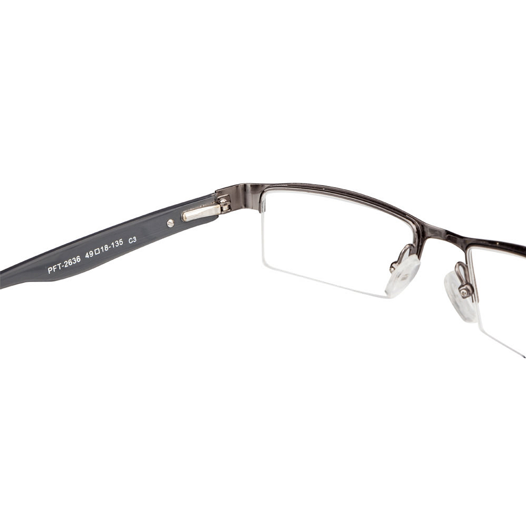 Buy Metal Half Rim Rectangle Vincent Chase SLEEK STEEL VC PFT-2636