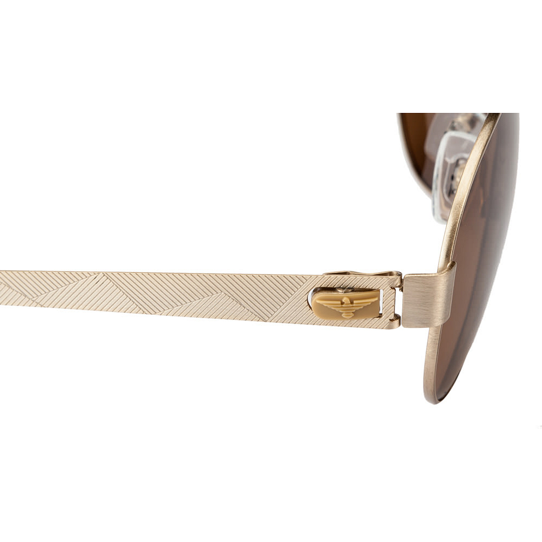 BRANDED Gold Full Rim Aviator right side