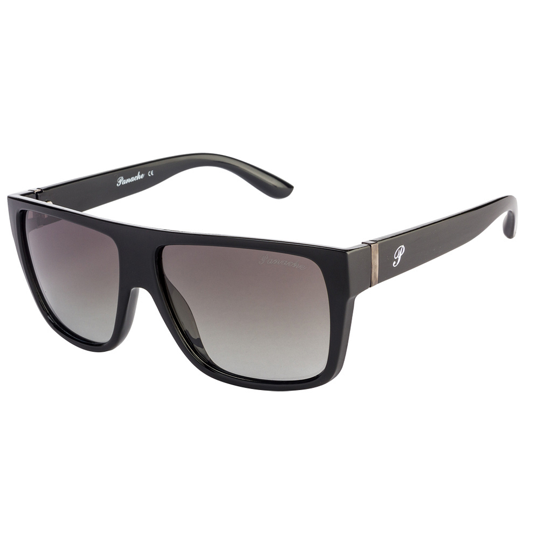 Panache Black Full Rim Square left side