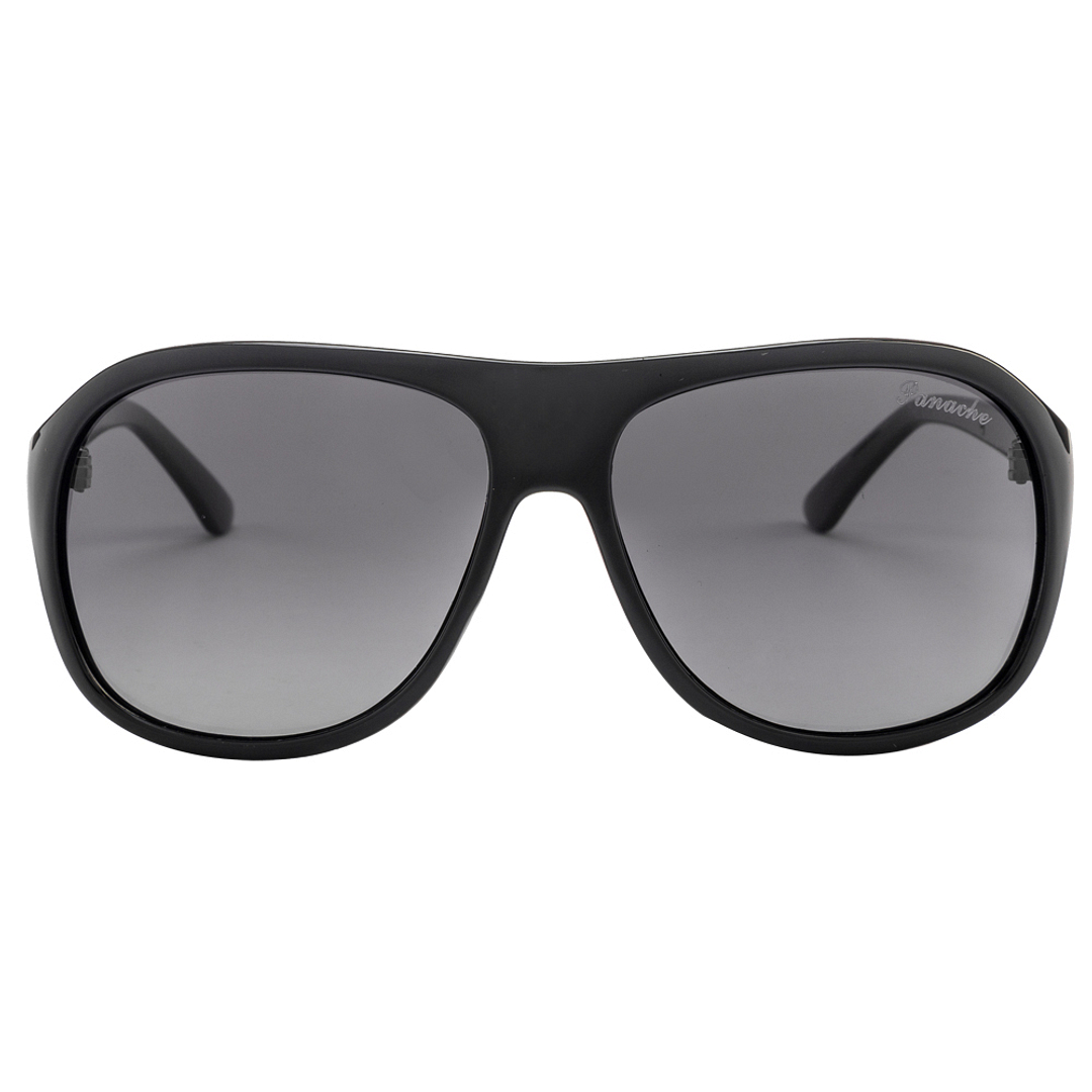 BRANDED Black Full Rim Square left side