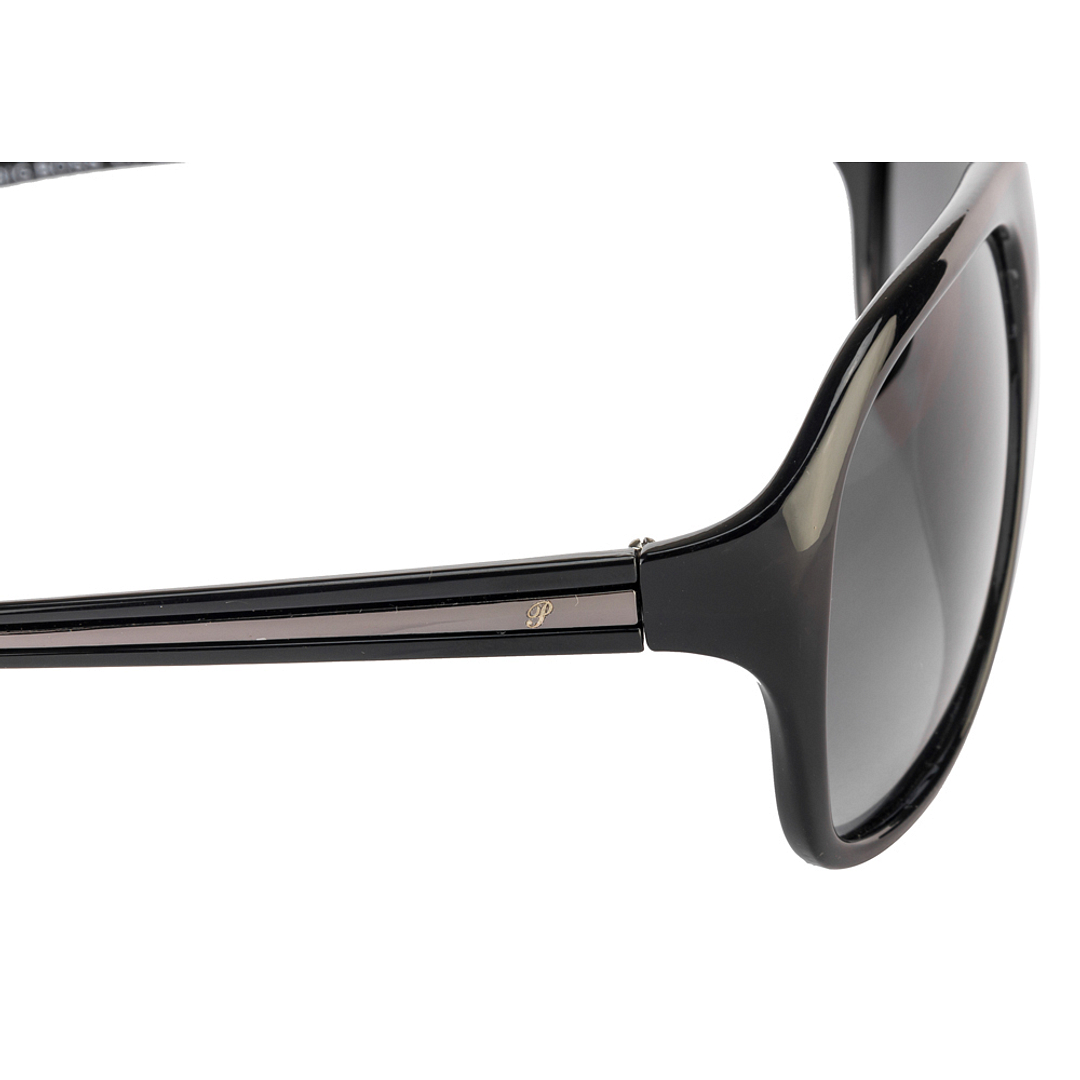 BRANDED Black Full Rim Square left side