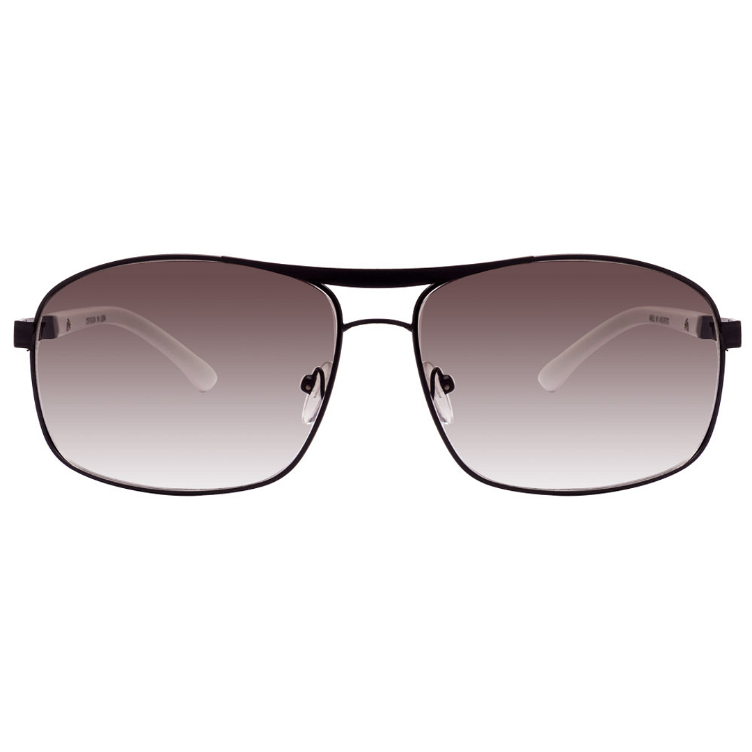 BRANDED Black Full Rim Rectangle left side