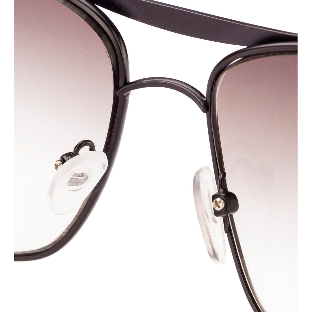 BRANDED Black Full Rim Rectangle right side