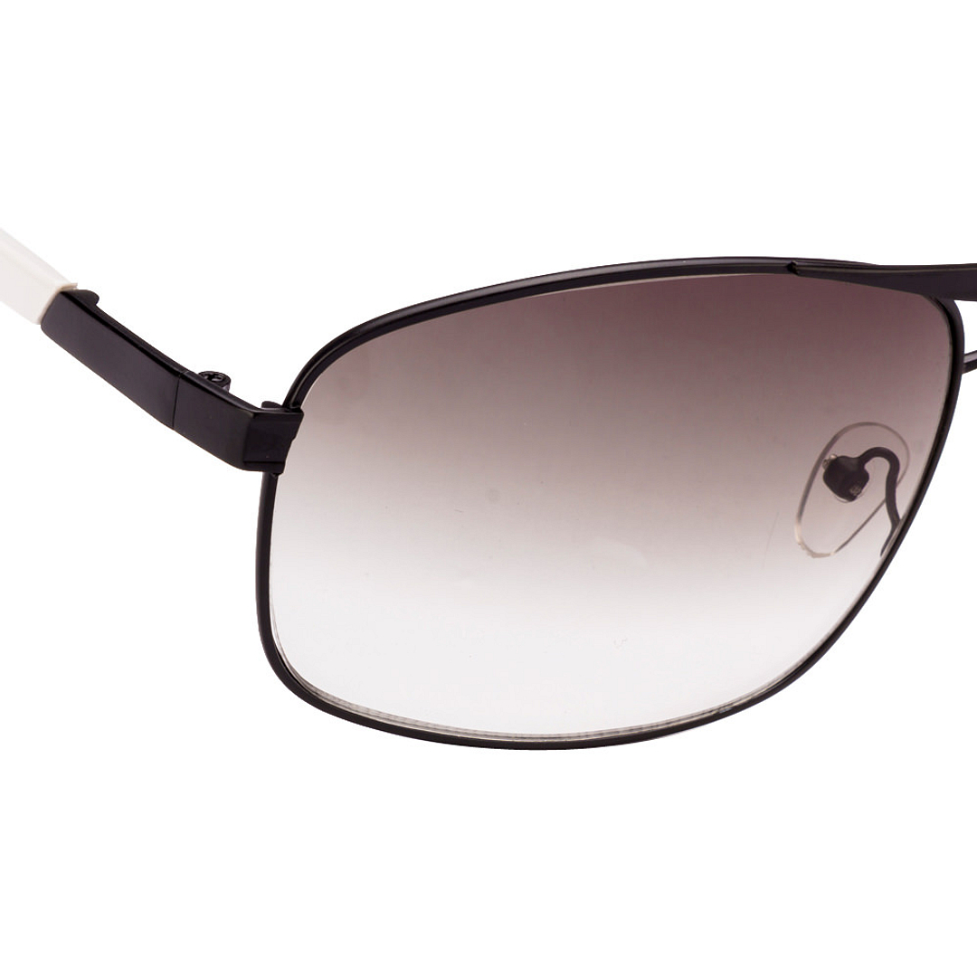 BRANDED Black Full Rim Rectangle left side