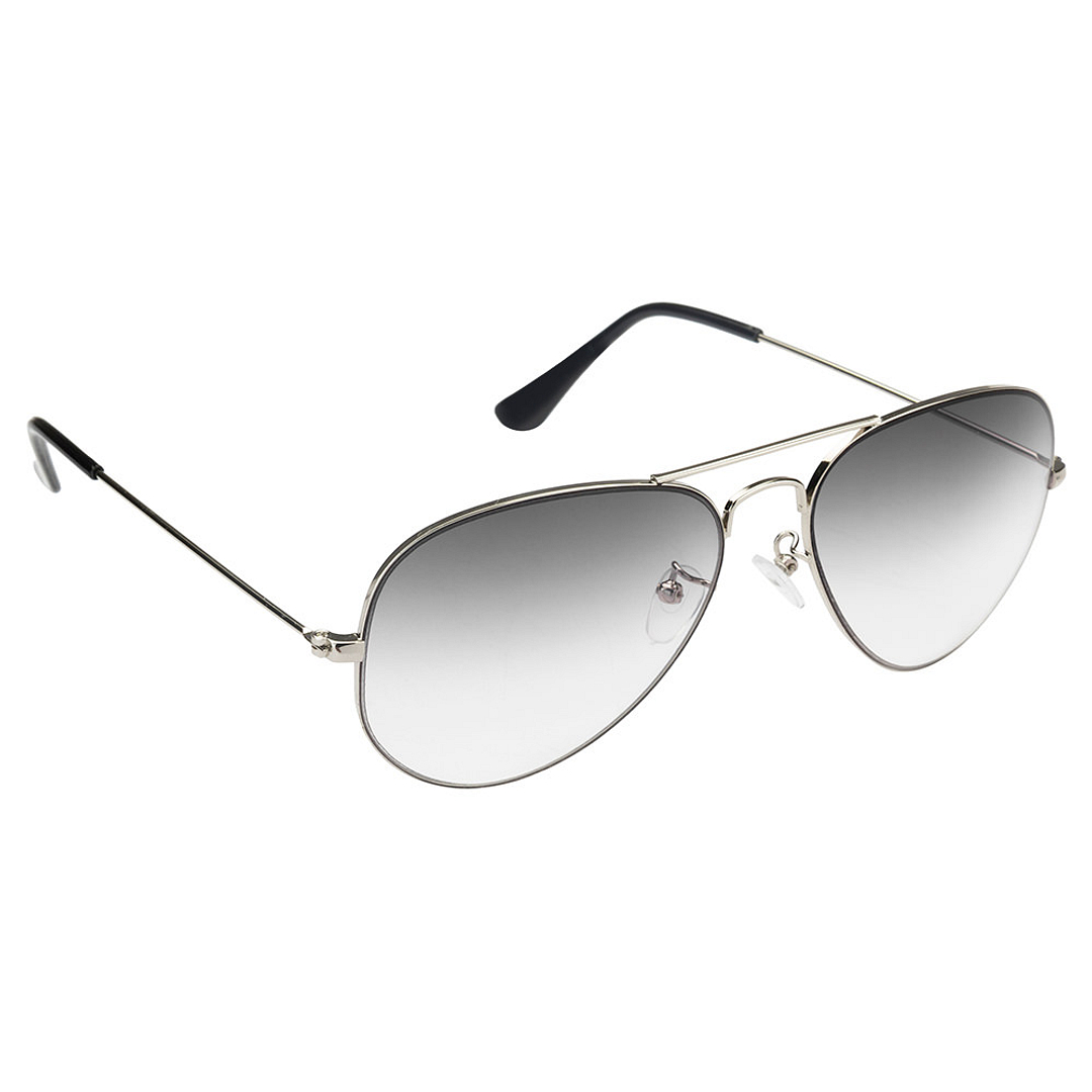 BRANDED Silver Full Rim Aviator right side