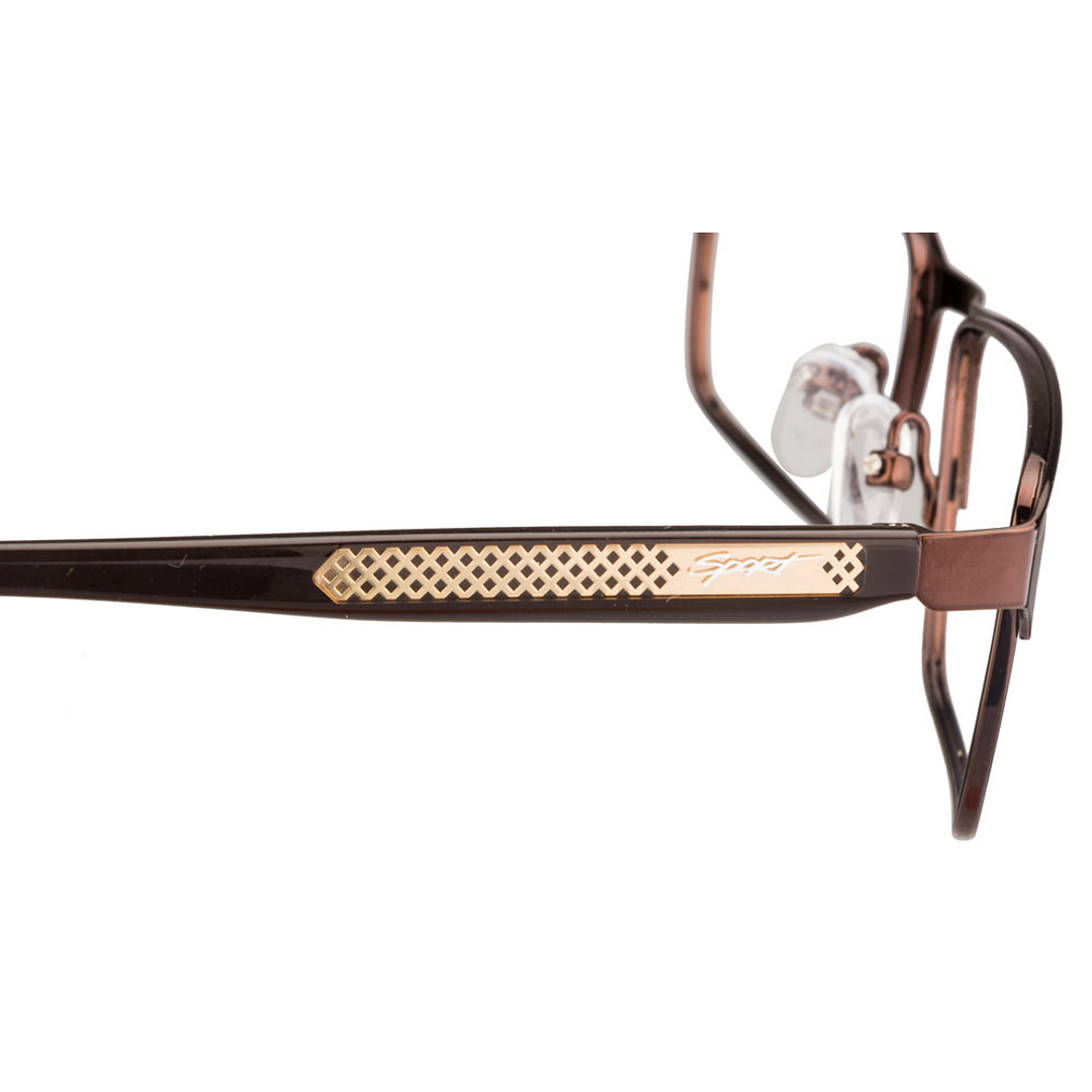 Lenskart Lenskart TOI Special: Sport N 8407 Brown XYXY EOSS left side