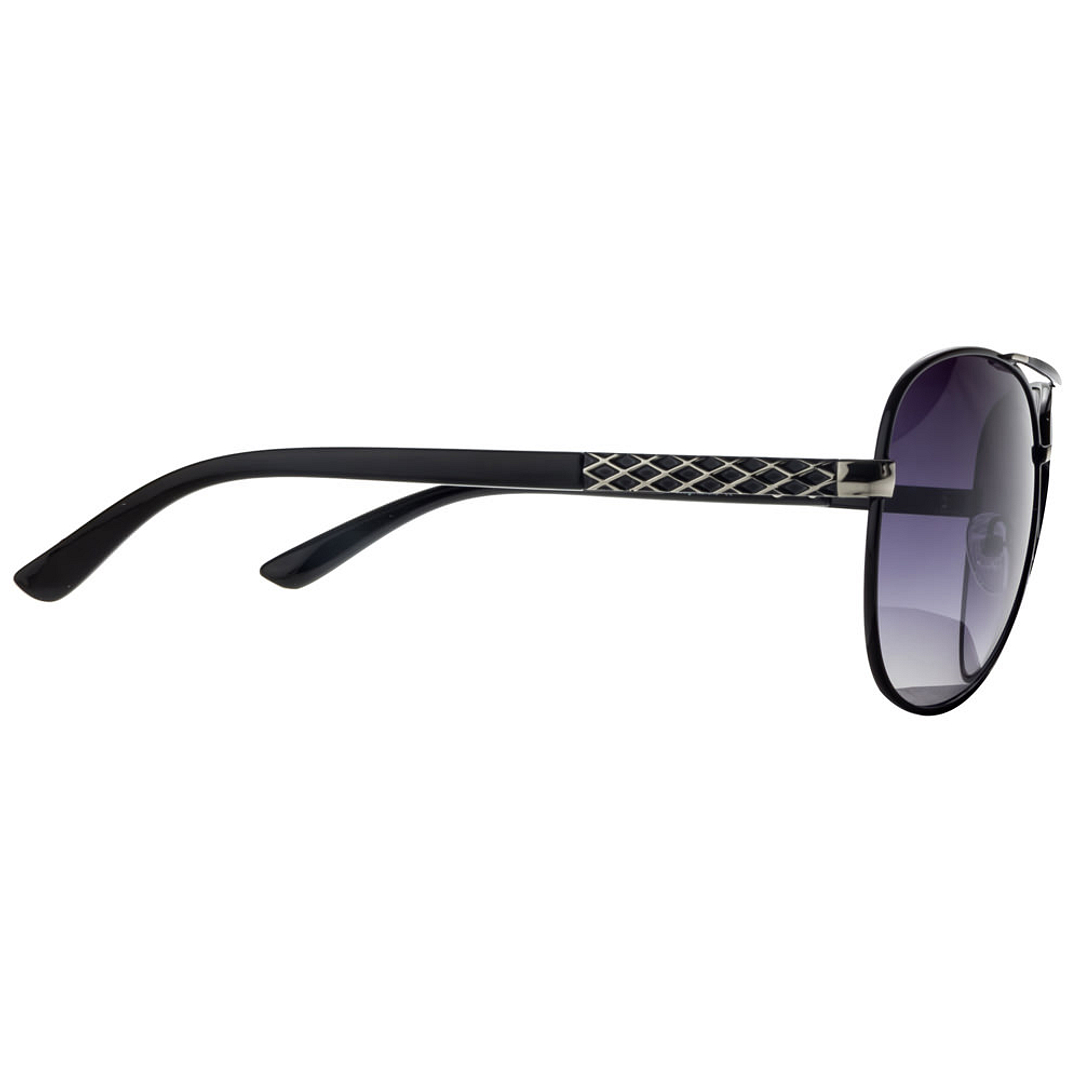 Vincent Chase Online Gunmetal Full Rim Aviator left side