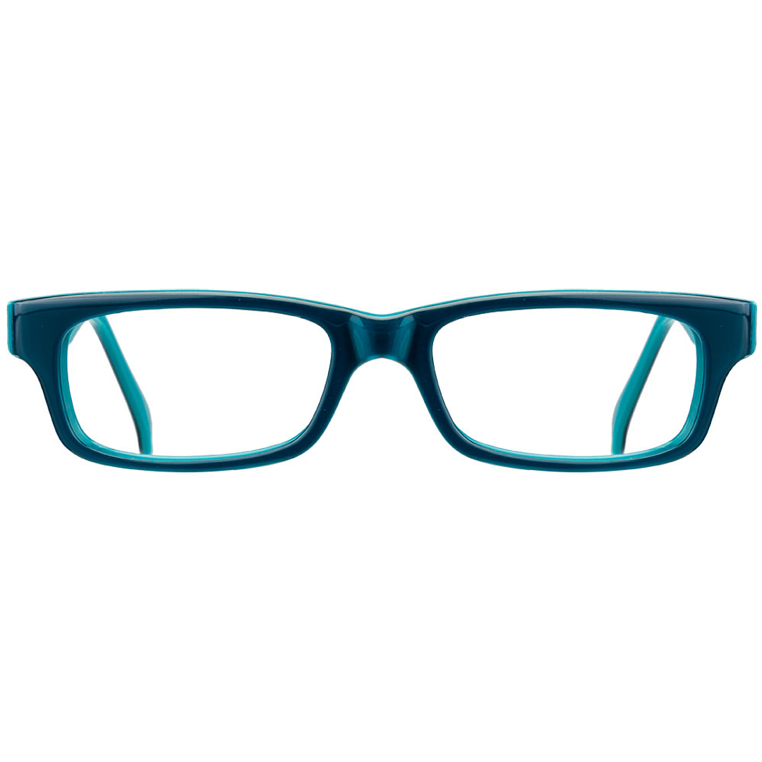 Boinkers Sky Blue Full Rim Rectangle left side