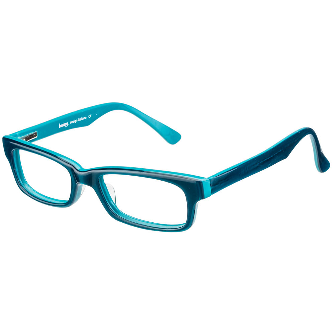 Boinkers Sky Blue Full Rim Rectangle right side
