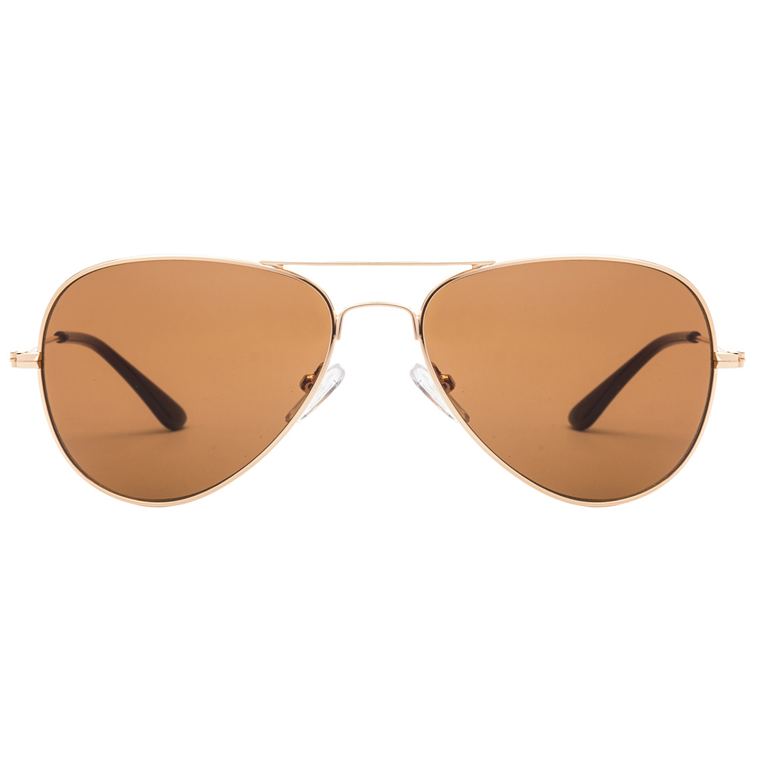 Vincent Chase Online Gold Full Rim Aviator left side