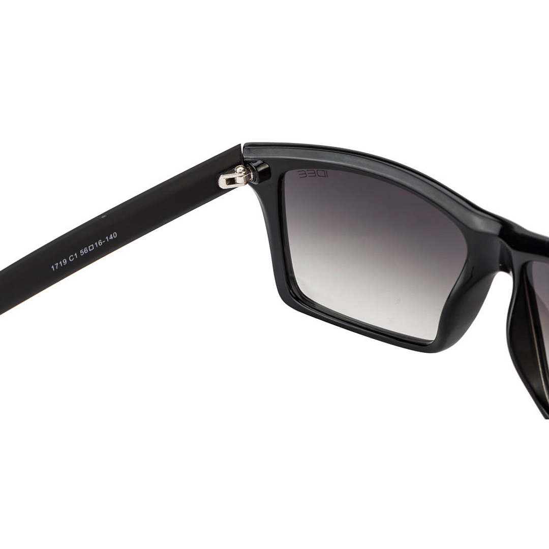 BRANDED Black Full Rim Rectangle left side