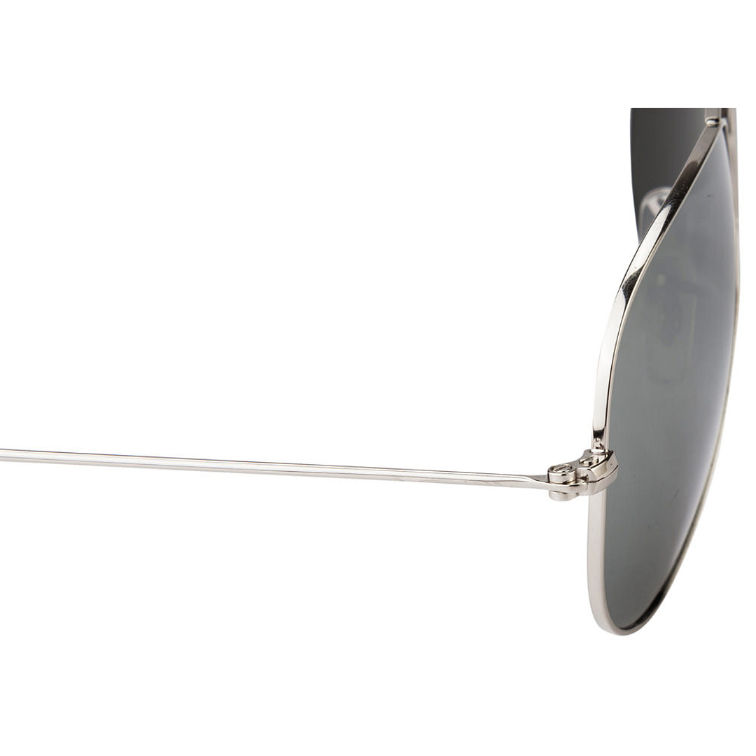 BRANDED Silver Full Rim Aviator right side