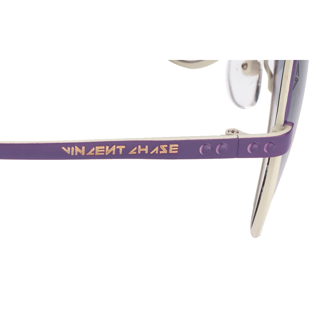 Vincent Chase Online Purple Full Rim Aviator left side